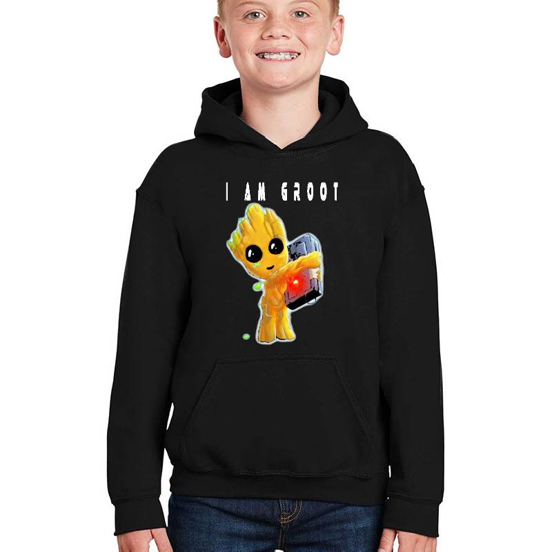 I Am Groot Guardiens Of The G-93 S Youth Hooded Sweatshirt