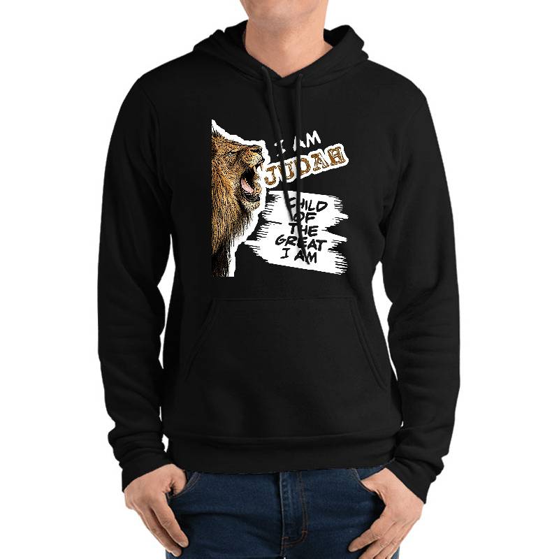 Hebrew Israelite 12 Tribes Judah Lion Bi Unisex Hooded Sweatshirt