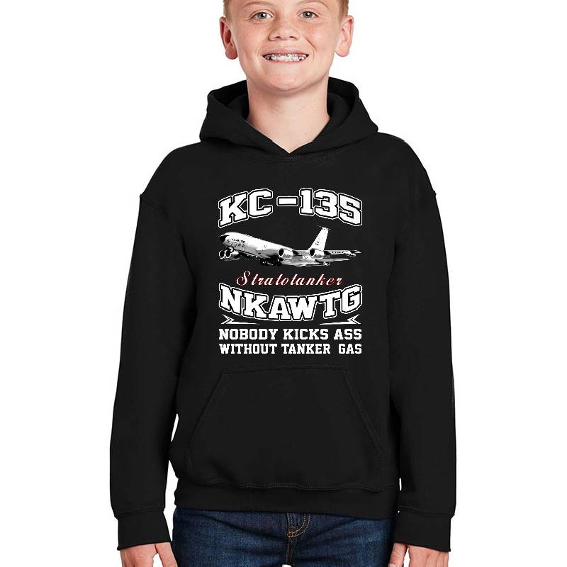 Kc-135 Stratotanker Nkawtg Youth Hooded Sweatshirt