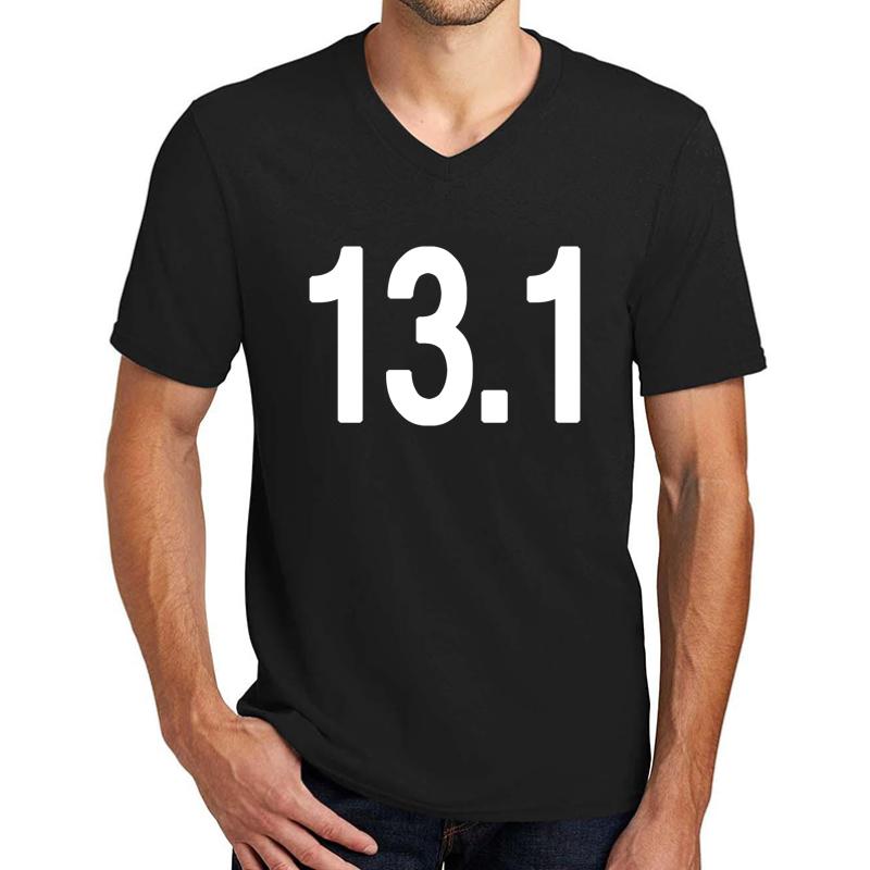 13.1 Unisex V-Neck T-Shirt Men Black