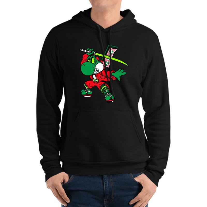 Yoshi-Mitsu! Unisex Hooded Sweatshirt Men Black