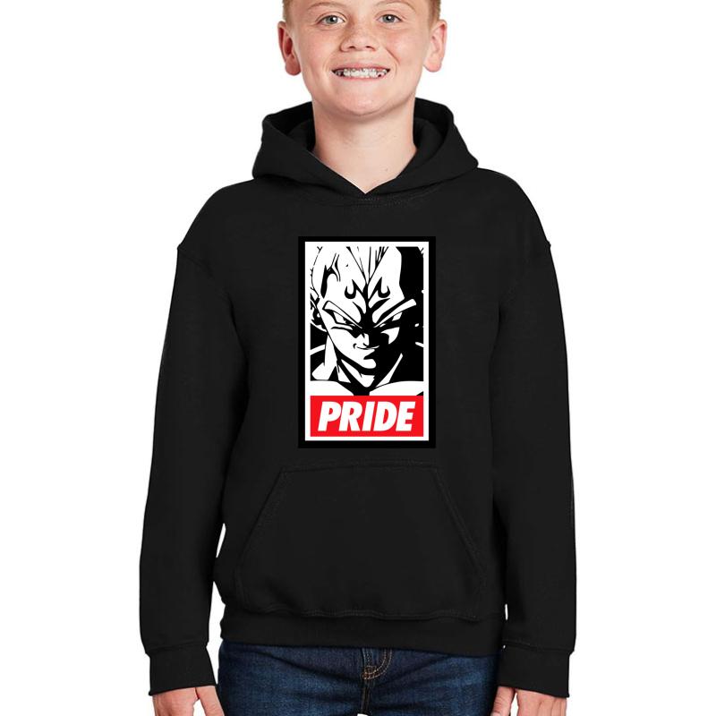 Vegeta Youth Hooded Sweatshirt Boy Black