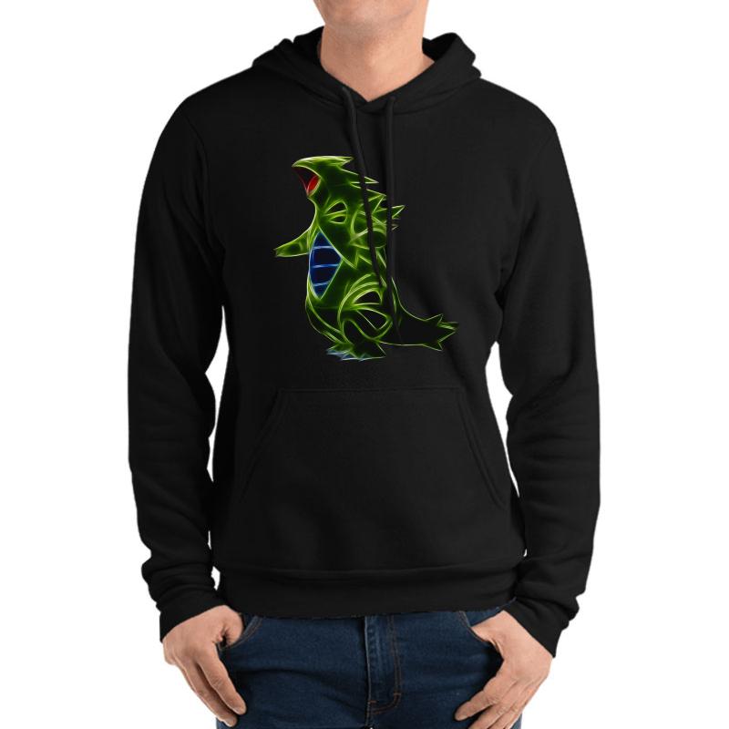 Tyranitar Unisex Hooded Sweatshirt Men Black