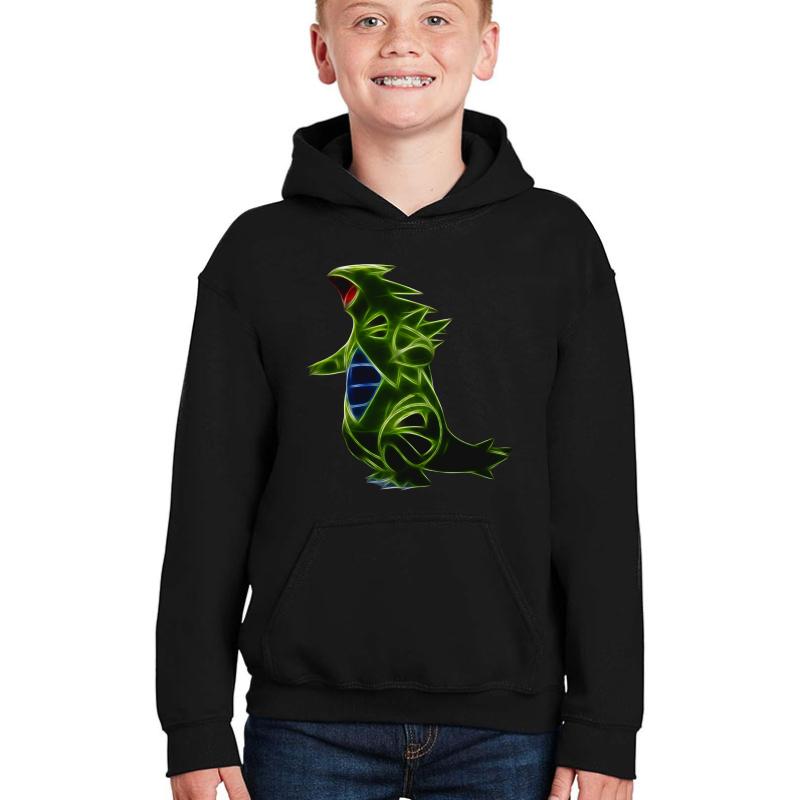 Tyranitar Youth Hooded Sweatshirt Boy Black