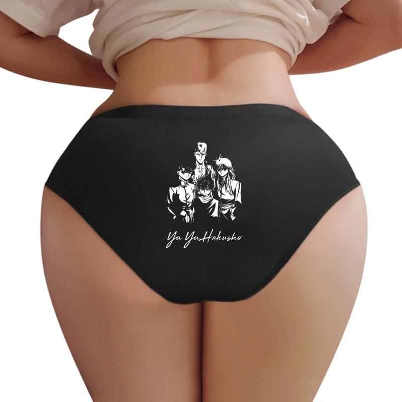 Yu Yu Hakusho Group Women Underwear Panties Women Black