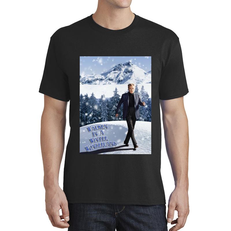 Walken In A Winter Wonderland Unisex T-Shirt Men Black