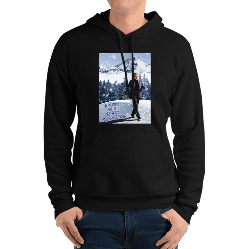 Walken In A Winter Wonderland Unisex Hooded Sweatshirt Men Black