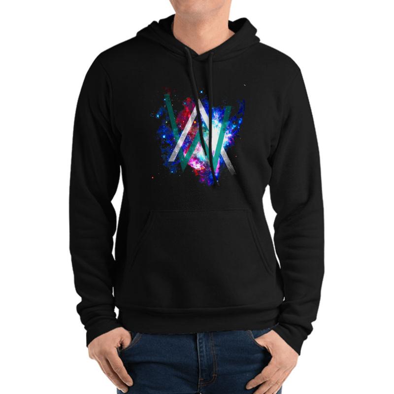 Alan Walker Tshirt Unisex Hooded Sweatshirt Men Black