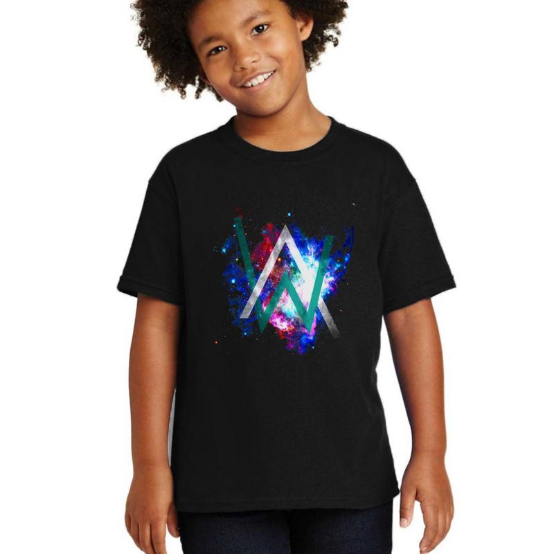 Alan Walker Tshirt Youth T-Shirt Boy Black