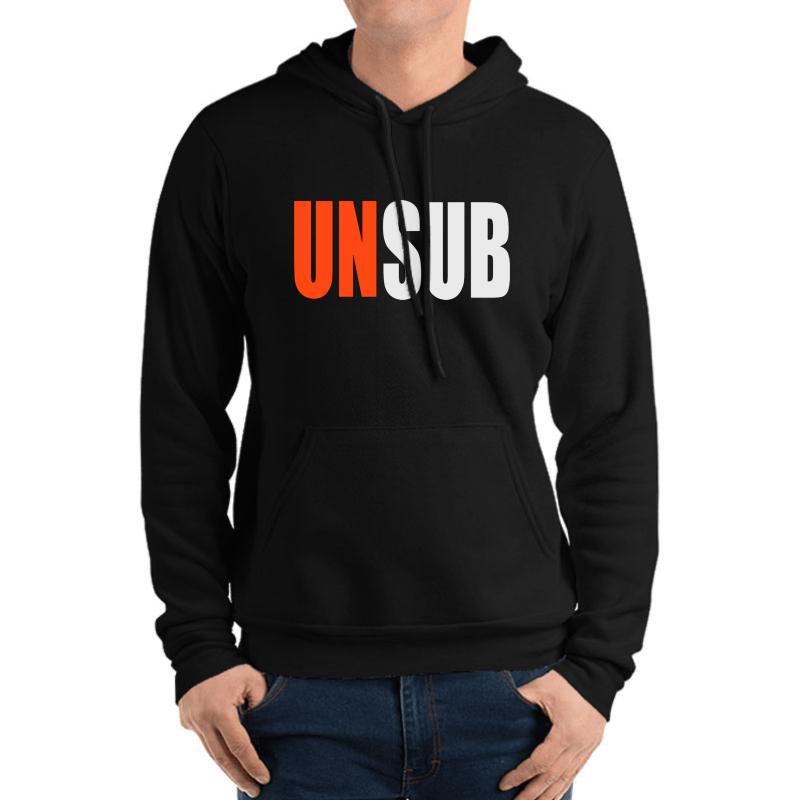 Unsub Criminal Minds Unisex Hooded Sweatshirt Men Black