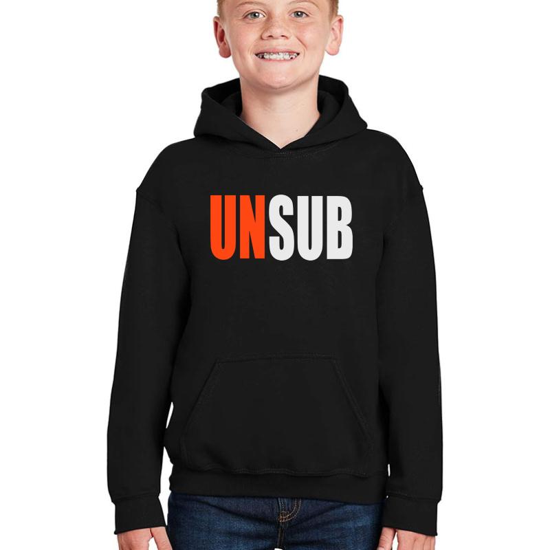 Unsub Criminal Minds Youth Hooded Sweatshirt Boy Black