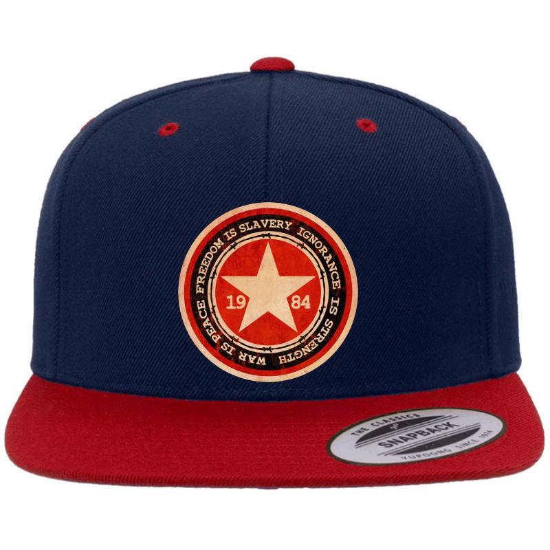 1984 Premium Flat Bill Snapback Cap  Navy