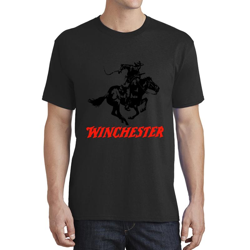 Winchester Logo Unisex T-Shirt Men Black