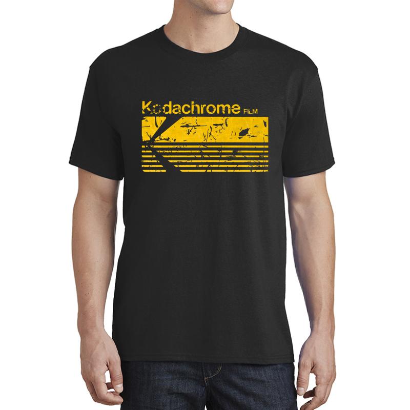 Vintage Photography: Kodak Kodachrome - Yellow Unisex T-Shirt Men Black