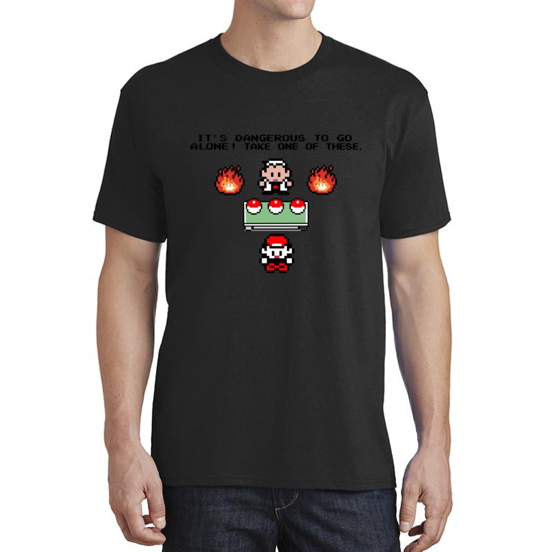 Zelda Pokemon Unisex T-Shirt Men Black