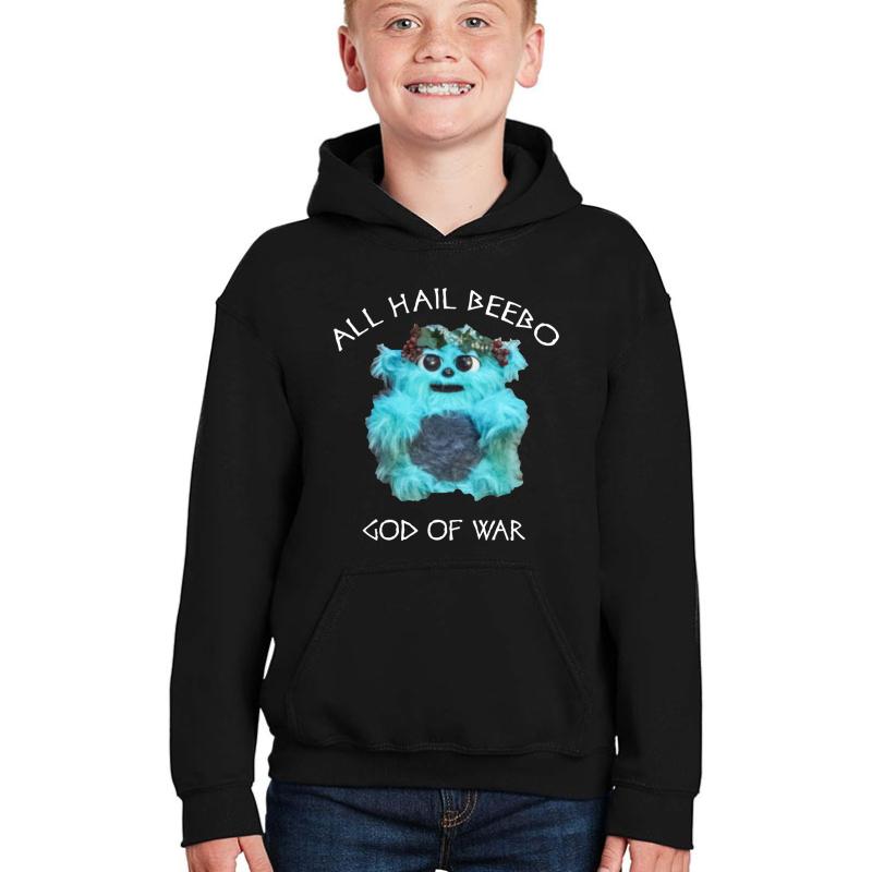 All Hail Beebo Youth Hooded Sweatshirt Boy Black