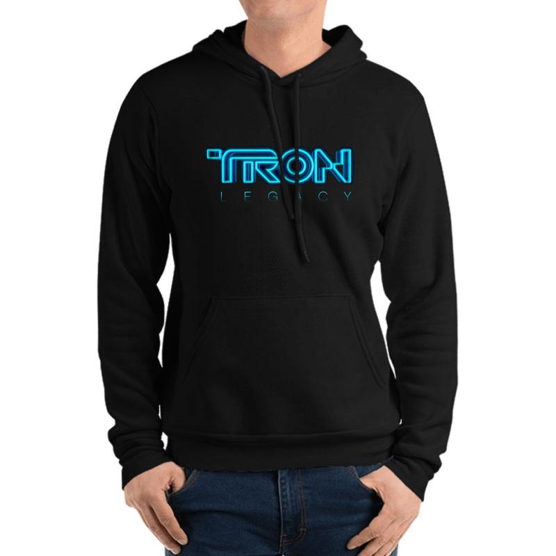 Tron Legacy Unisex Hooded Sweatshirt Men Black