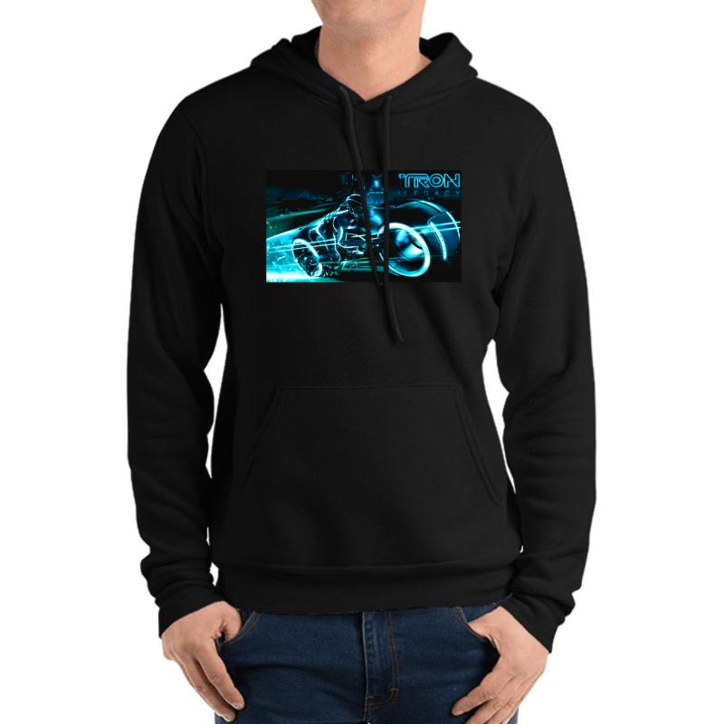 Tron Legacy Unisex Hooded Sweatshirt Men Black