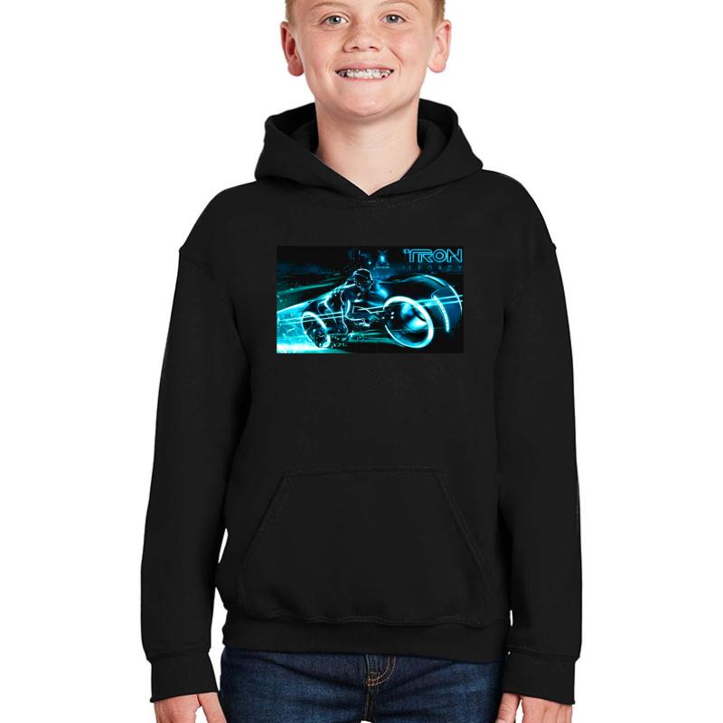 Tron Legacy Youth Hooded Sweatshirt Boy Black