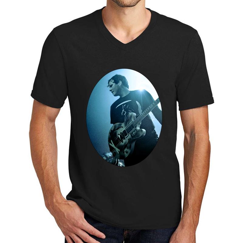 Tom Delonge Art Unisex V-Neck T-Shirt Men Black