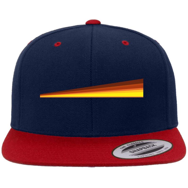 Angels And Airwaves I-Empire Beam Premium Flat Bill Snapback Cap  Navy