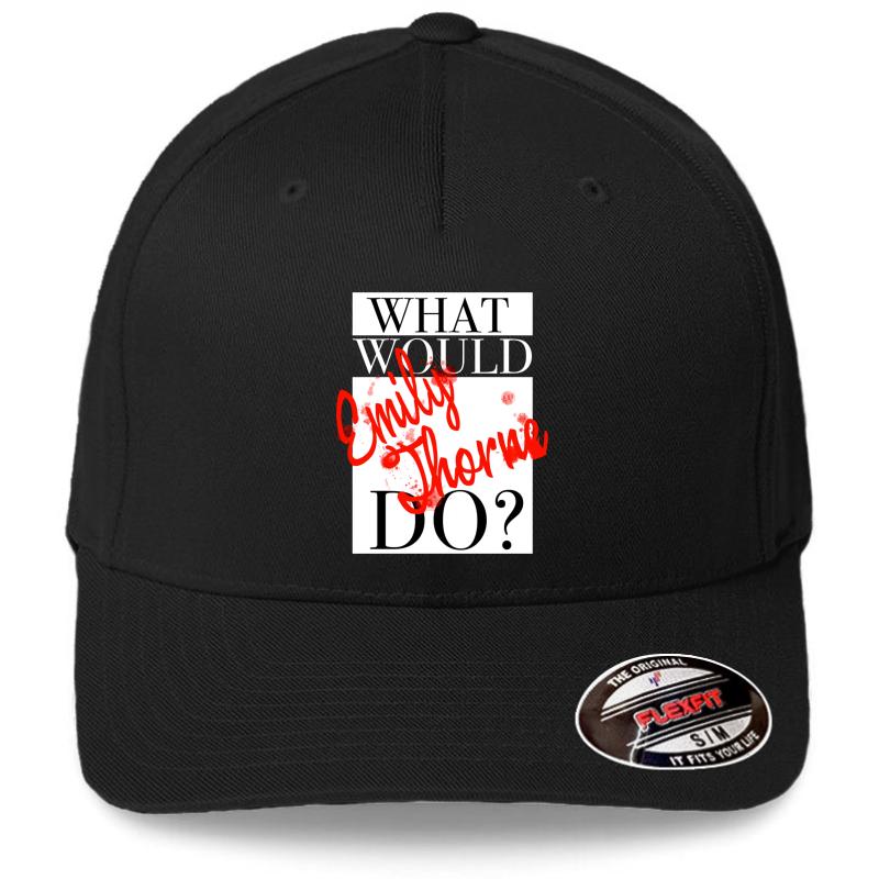 What Would Emily Thorne Do? Flexfit Baseball Cap  Black