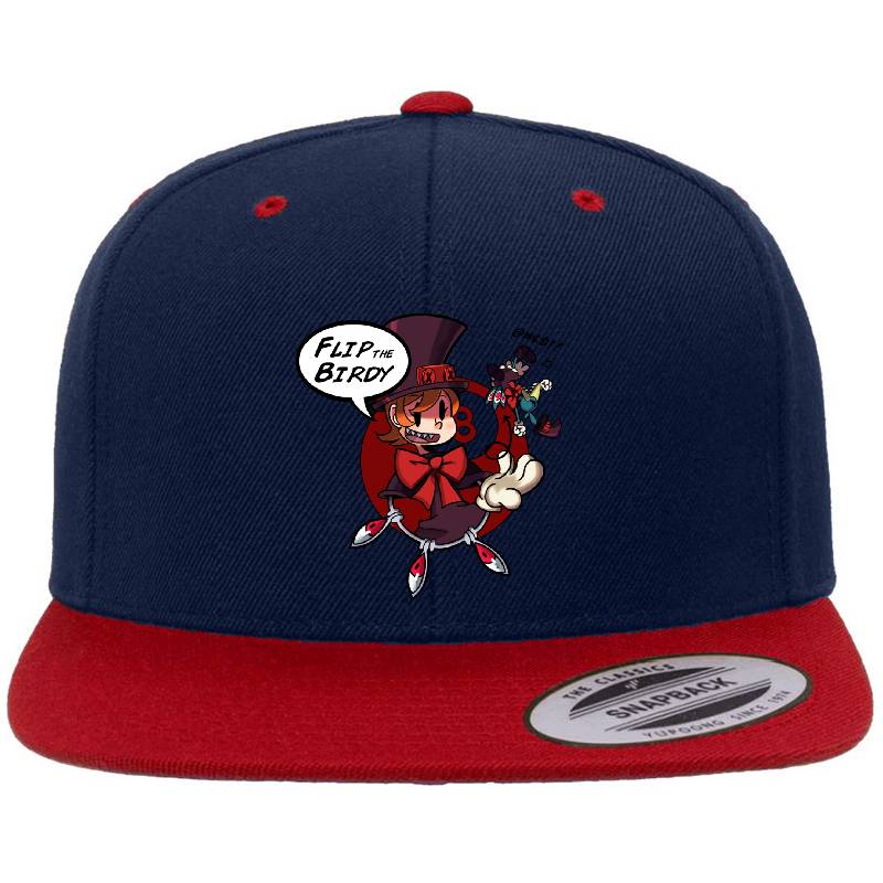 Skullgirls Peacock -Flip The Birdie Richardson Premium Trucker Snapback Caps
