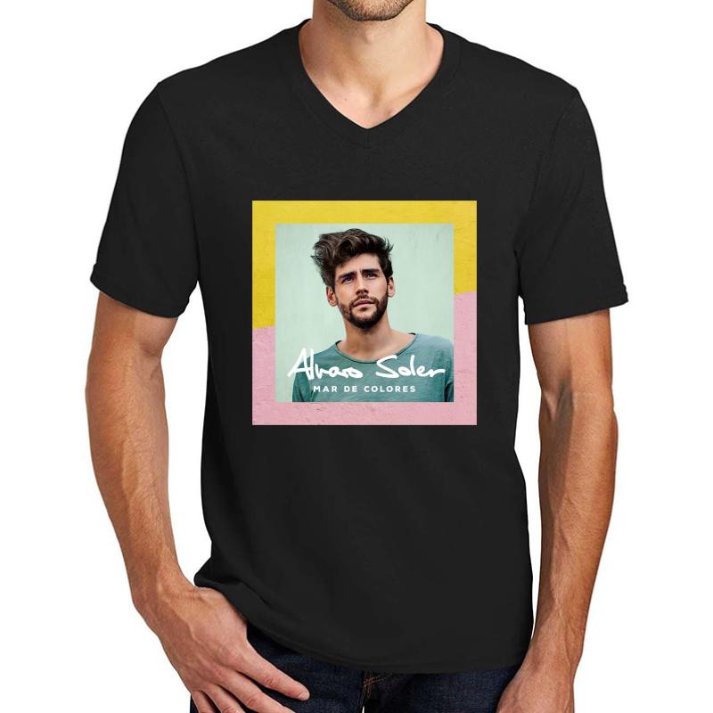 Alvaro Soler Spanish Singer Unisex V-Neck T-Shirt Men Black