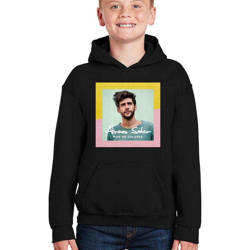 Alvaro Soler Spanish Singer Youth Hooded Sweatshirt Boy Black