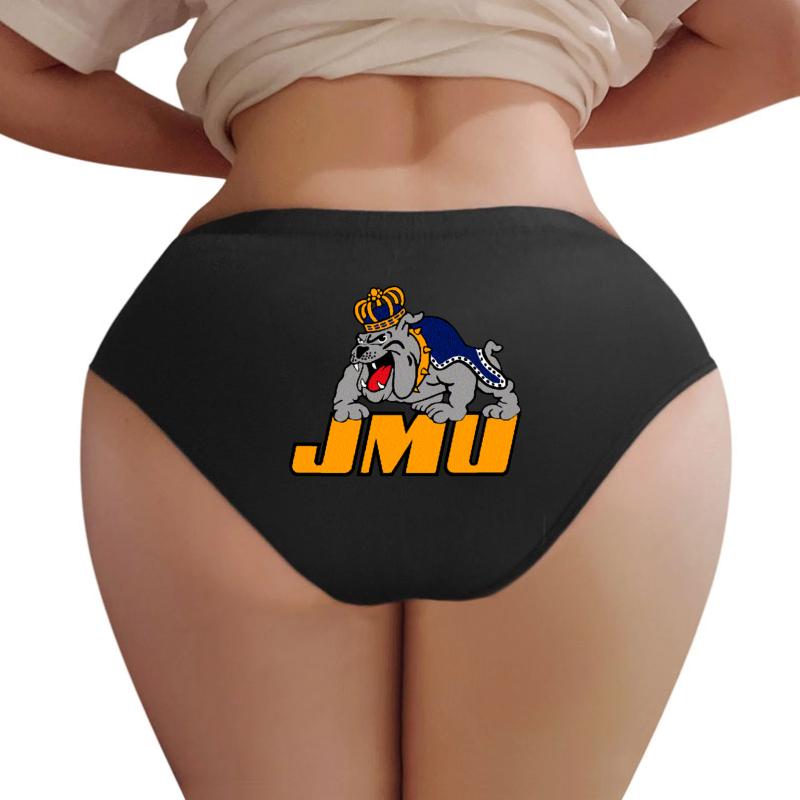 Vintage James Madison University Women Underwear Panties Women Black