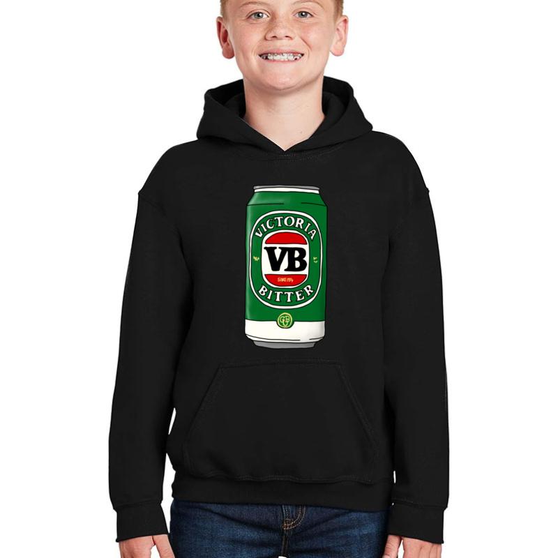 Vb - Victoria Bitter - Aussie Icons Youth Hooded Sweatshirt Boy Black