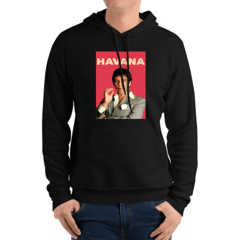 Al Pacino - Havana Unisex Hooded Sweatshirt Men Black