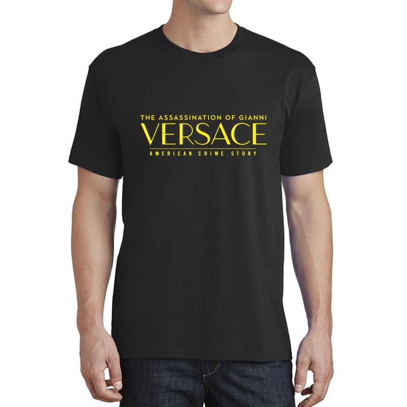 Acs Versace Unisex T-Shirt Men Black