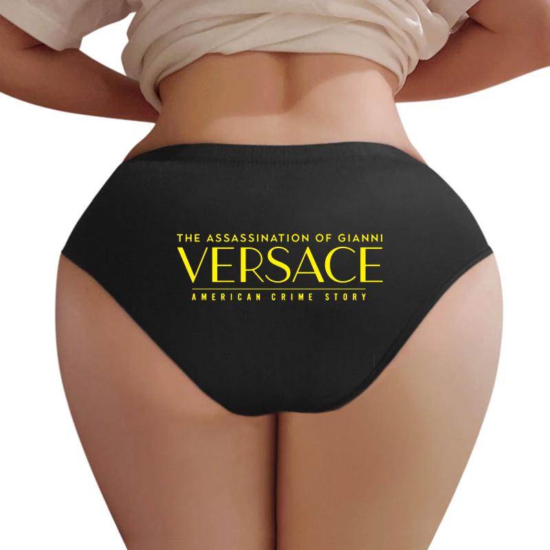 Acs Versace Women Underwear Panties Women Black