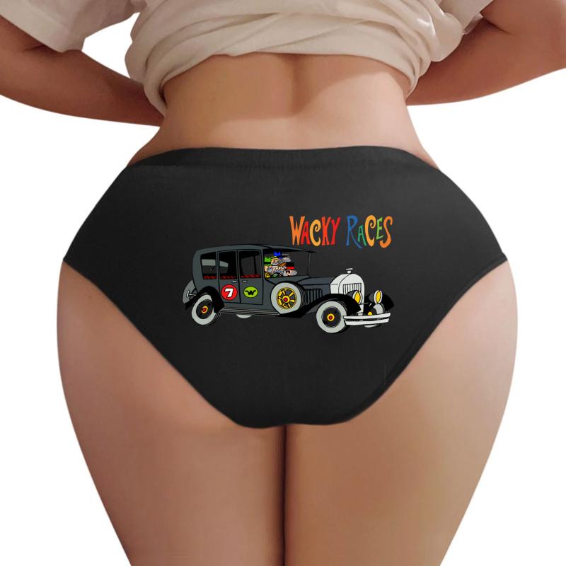 Wacky Races The Ant Hill Mob Women Underwear Panties Women Black