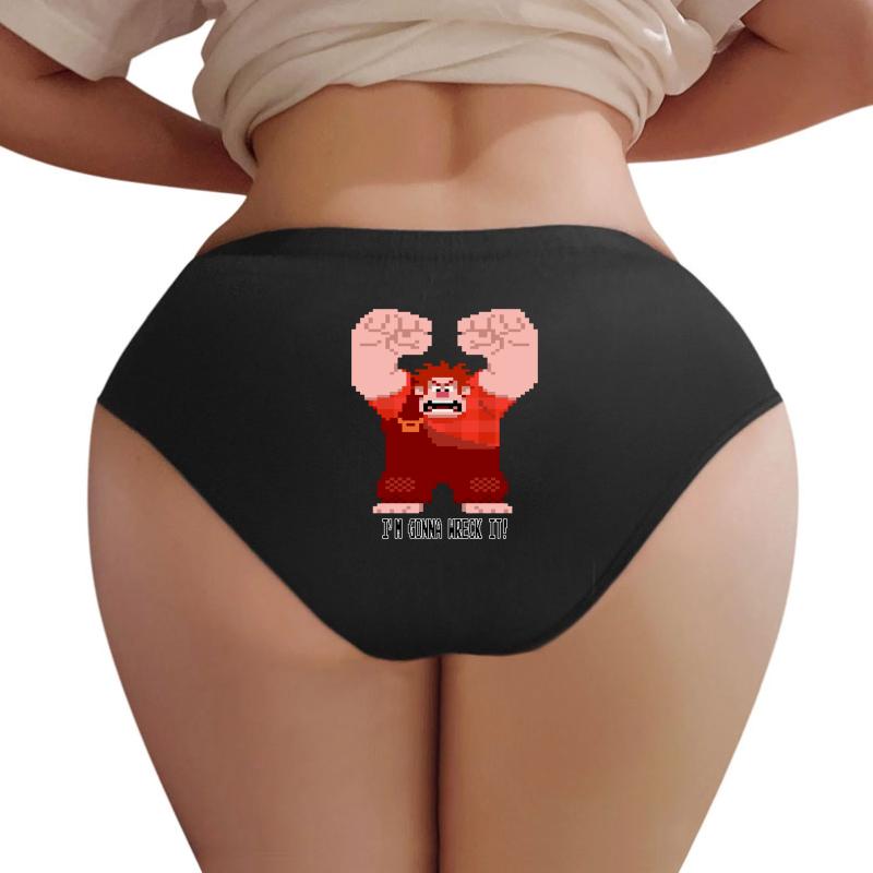 Wreck-It Ralph - Gonna Wreck It! Women Underwear Panties Women Black