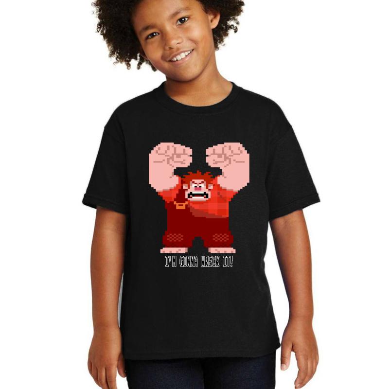 Wreck-It Ralph - Gonna Wreck It! Youth T-Shirt Boy Black