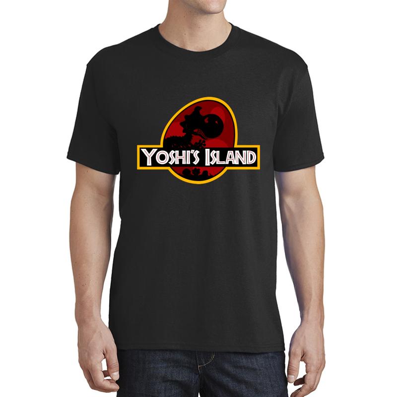 Yoshi Park Island Jurassic Park Unisex T-Shirt Men Black