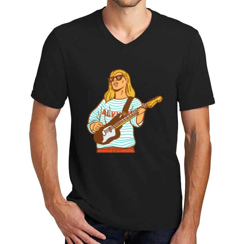 Alvvays Band Molly Rankin Unisex V-Neck T-Shirt Men Black