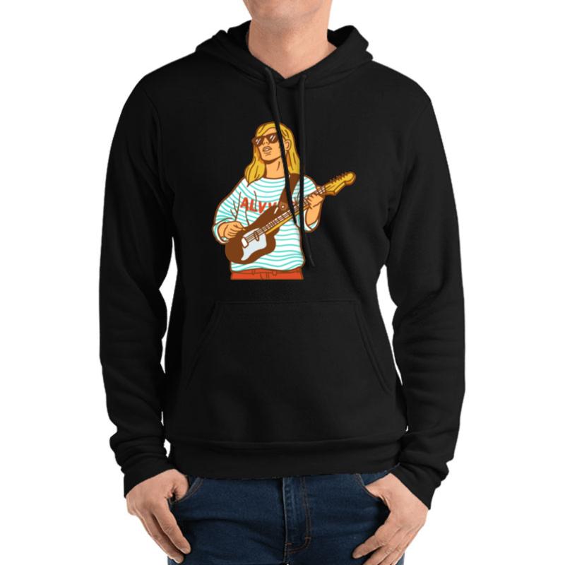 Alvvays Band Molly Rankin Unisex Hooded Sweatshirt Men Black