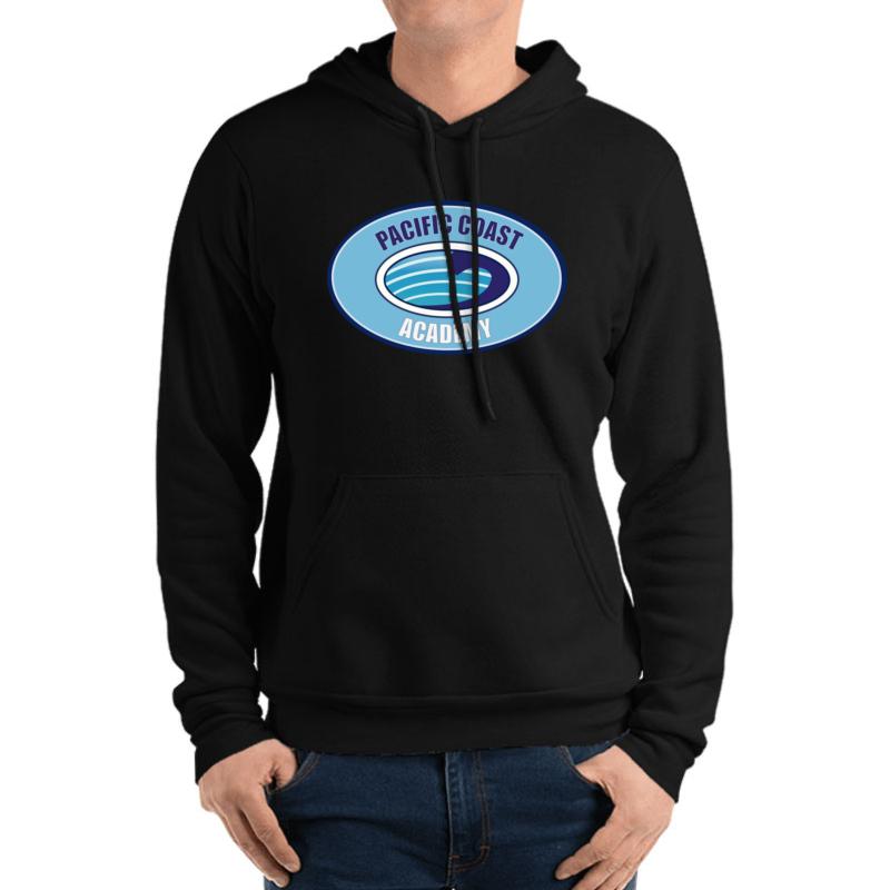 Zoey 101: Pca Logo Unisex Hooded Sweatshirt Men Black