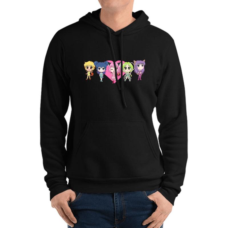 Tokyo Mew Mew Power Unisex Hooded Sweatshirt Men Black