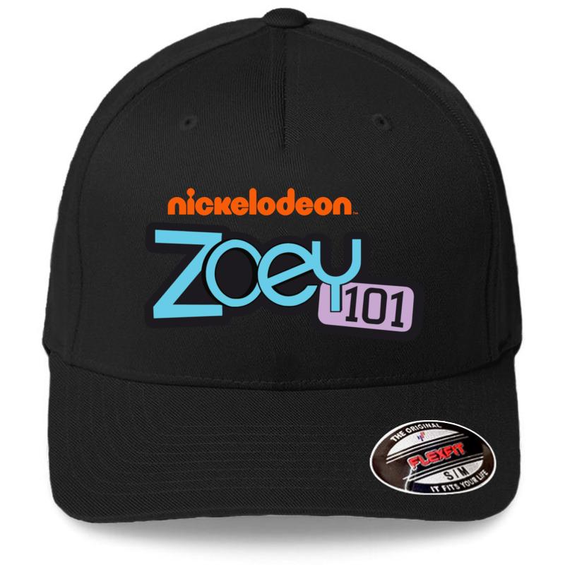 Zoey 101 Logo Vector Flexfit Baseball Cap  Black