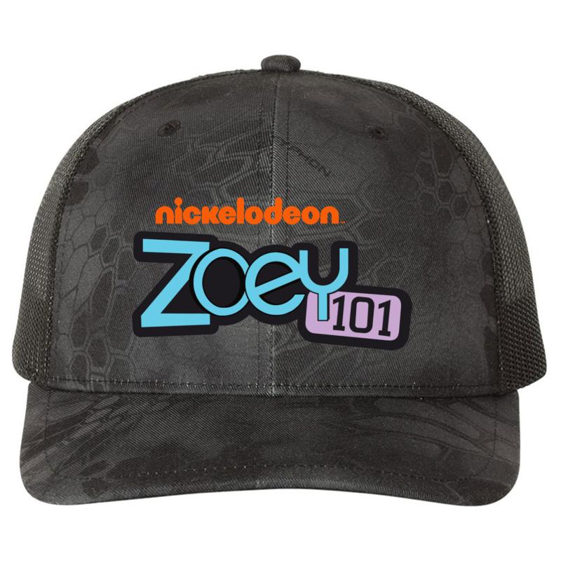 Zoey 101 Logo Vector Richardson Premium Trucker Snapback Cap  Kryptek Typhon Black