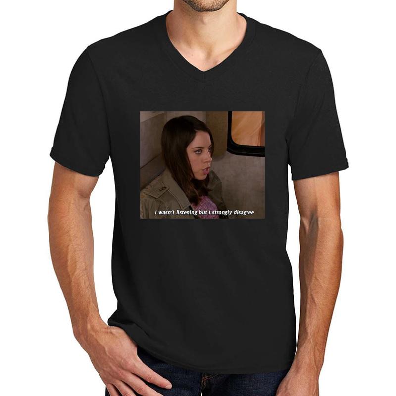 April Ludgate Unisex V-Neck T-Shirt Men Black