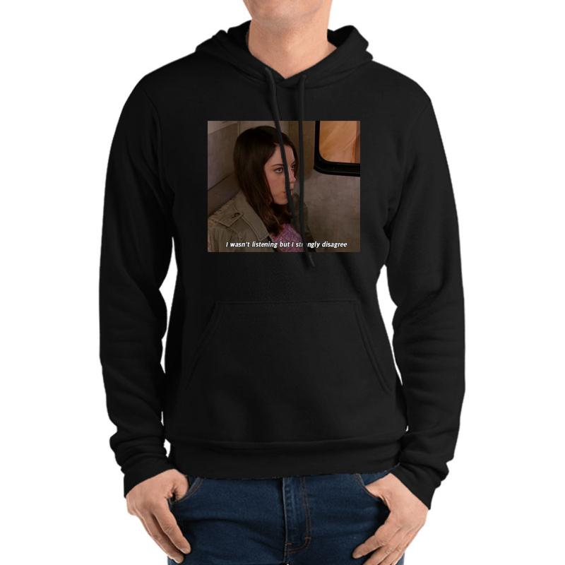 April Ludgate Unisex Hooded Sweatshirt Men Black