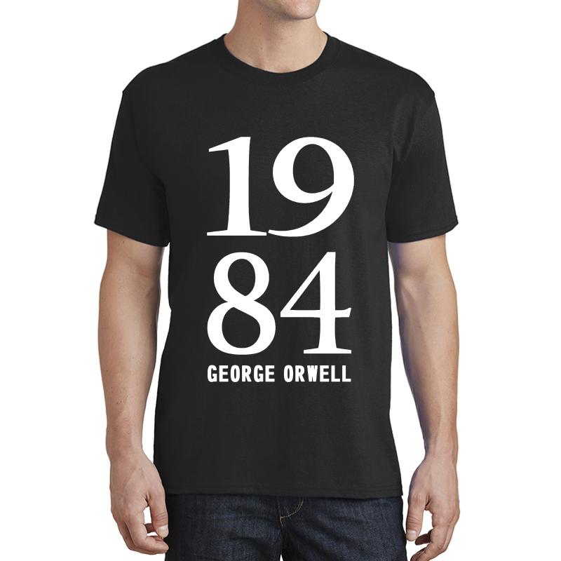 1984 White Unisex T-Shirt Men Black