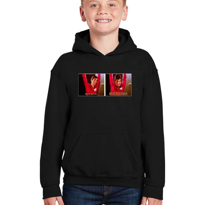 Addison Montgomery's Quote Youth Hooded Sweatshirt Boy Black