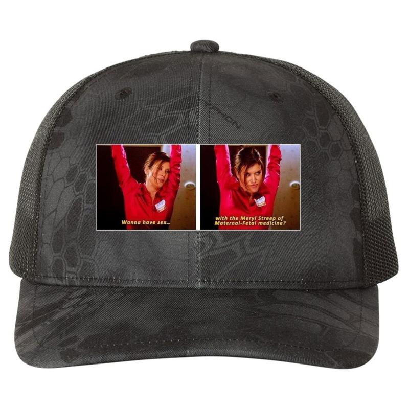 Addison Montgomery's Quote Richardson Premium Trucker Snapback Cap  Kryptek Typhon Black