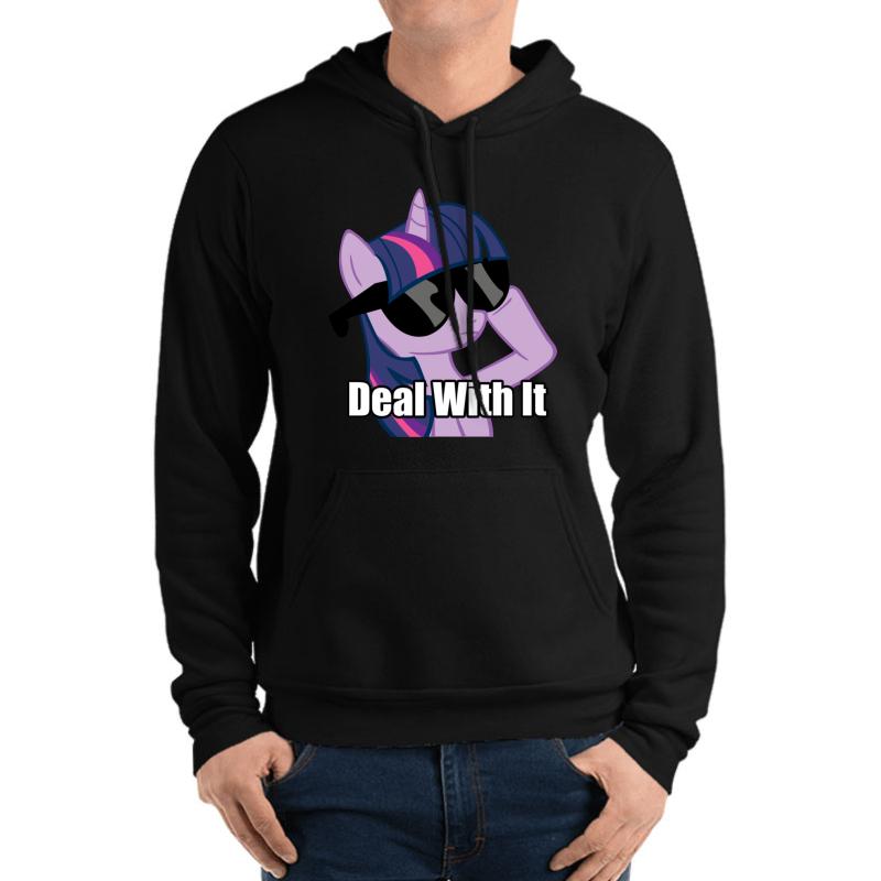 Twilight Sparkle Unisex Hooded Sweatshirt Men Black